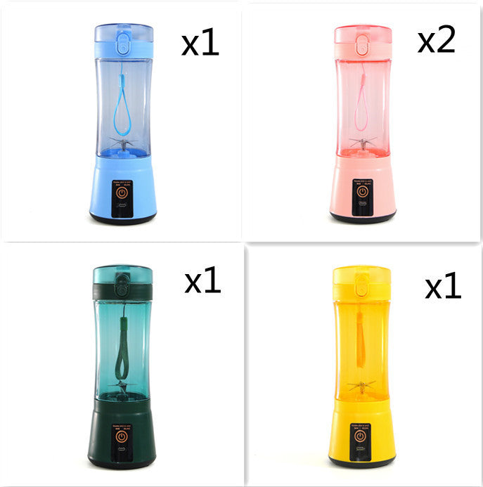 Portable Electric Fruit Juicer – USB Rechargeable Mini Smoothie Blender