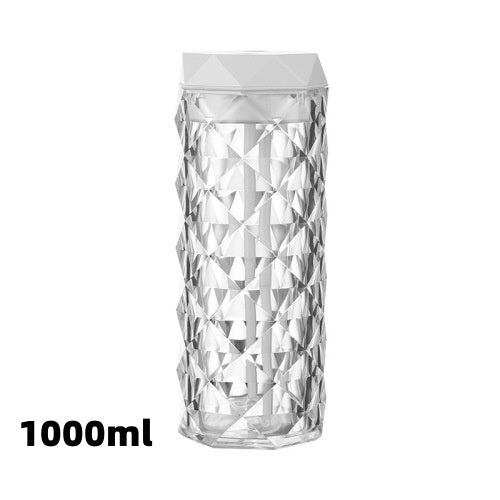 Crystal Lamp Air Humidifier – Color-Changing Night Light with Cool Mist & LED Atmosphere