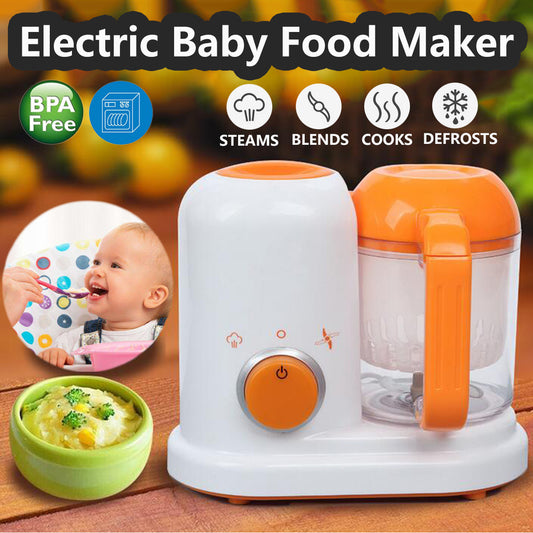 5-in-1 Smart Baby Food Processor – Steam, Blend, Warm Milk, and More