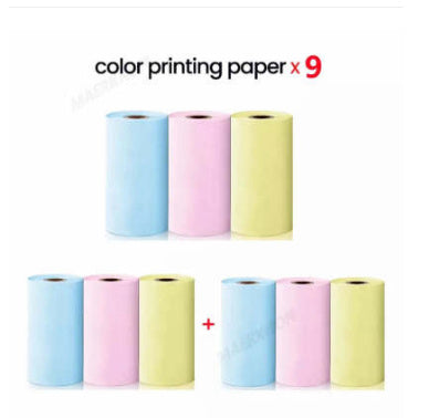 Portable Mini Thermal Label Printer – Bluetooth Sticker Maker & Photo Printer for Home, School & Office Use