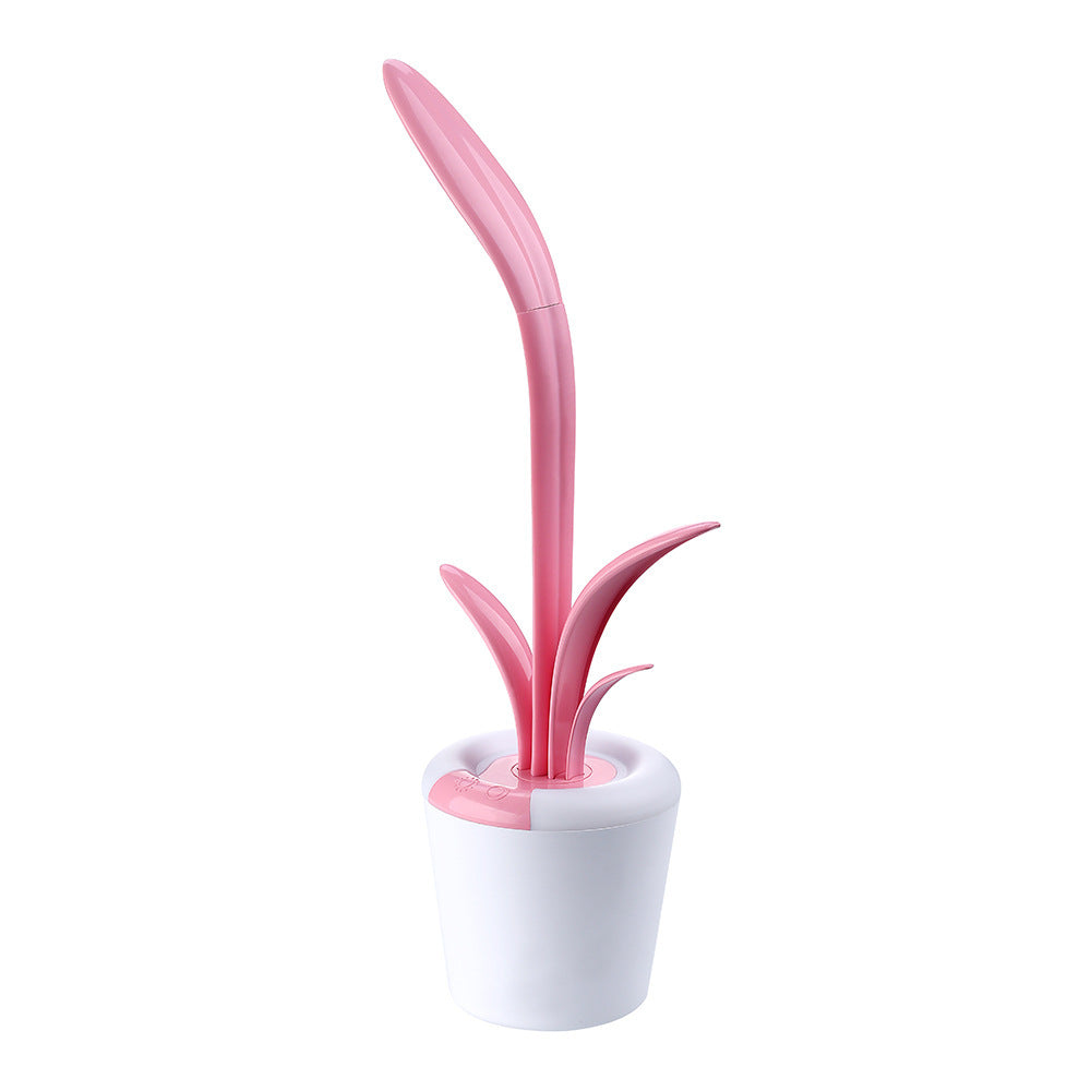 Modern USB Rechargeable LED Desk Lamp – Eye-Care Touch Control Light with Color Modes