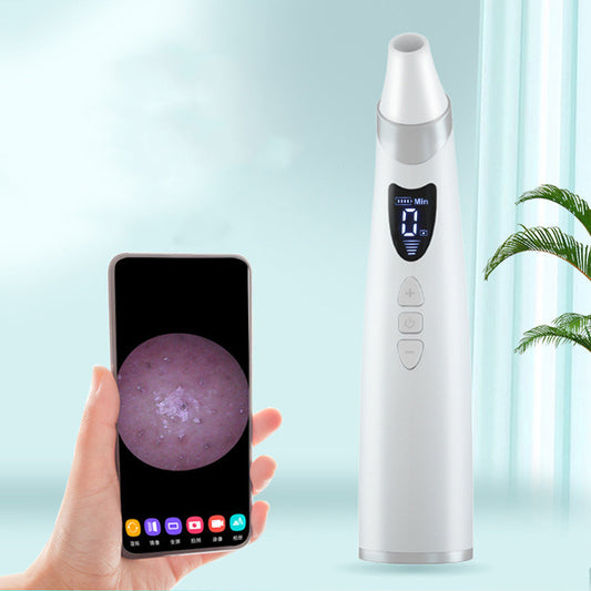 Electric Visual Blackhead Suction Instrument – Household Pore Cleaner with Adjustable Suction & USB Rechargeable