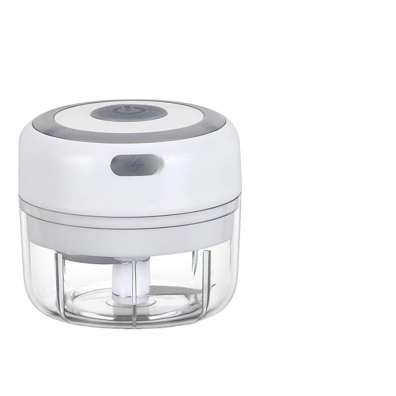 Mini Electric Garlic Chopper – USB Rechargeable Food Processor for Garlic, Ginger, and Vegetables