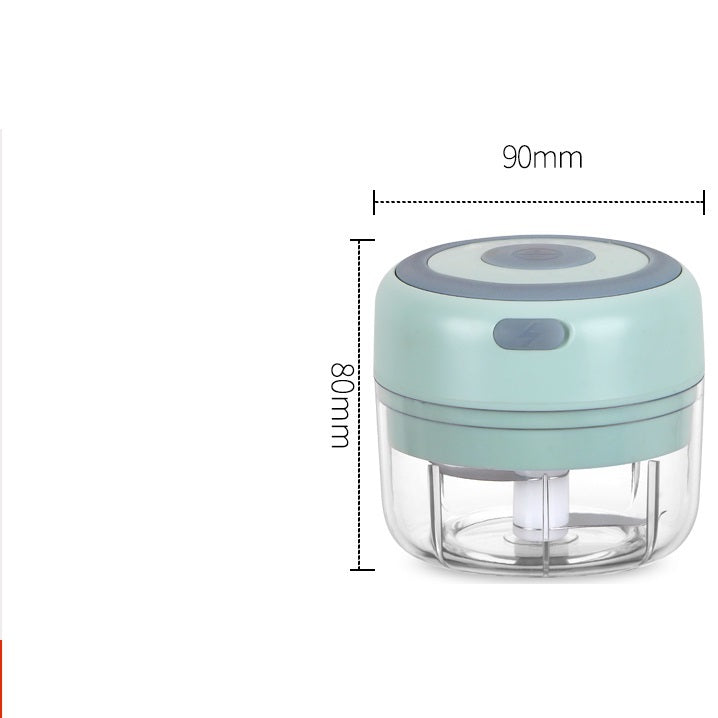 Mini Electric Garlic Chopper – USB Rechargeable Food Processor for Garlic, Ginger, and Vegetables
