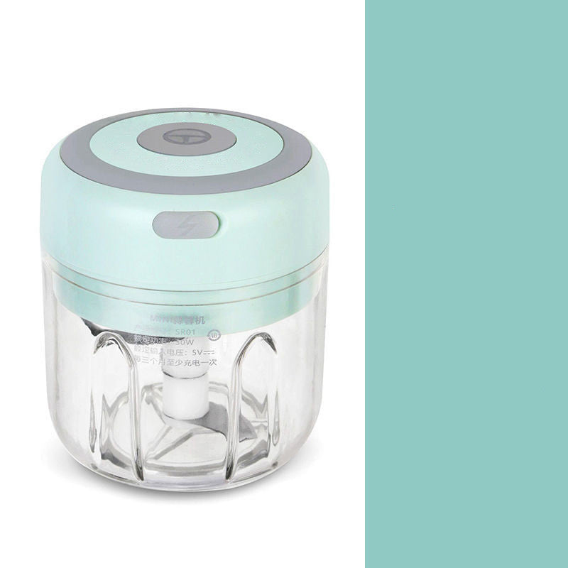 Mini Electric Garlic Chopper – USB Rechargeable Food Processor for Garlic, Ginger, and Vegetables