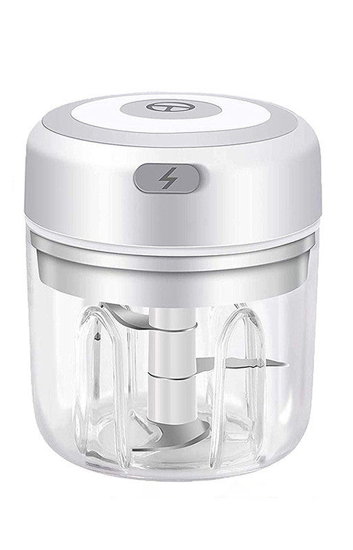 Mini Electric Garlic Chopper – USB Rechargeable Food Processor for Garlic, Ginger, and Vegetables