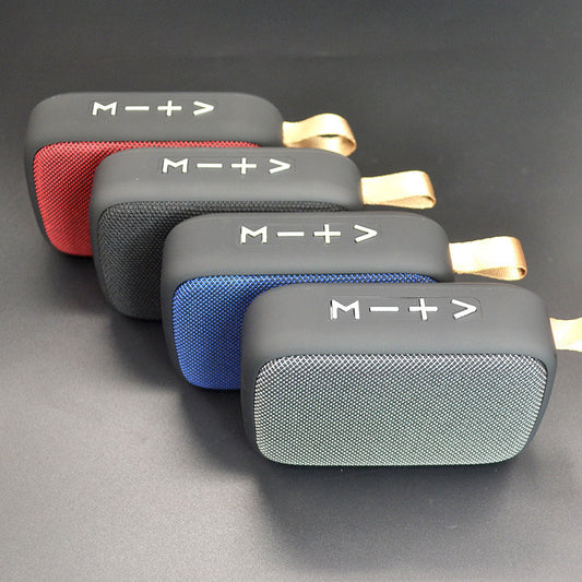 Compact Wireless Bluetooth Speaker – Portable Speaker with U-Disk Support and LED Lights