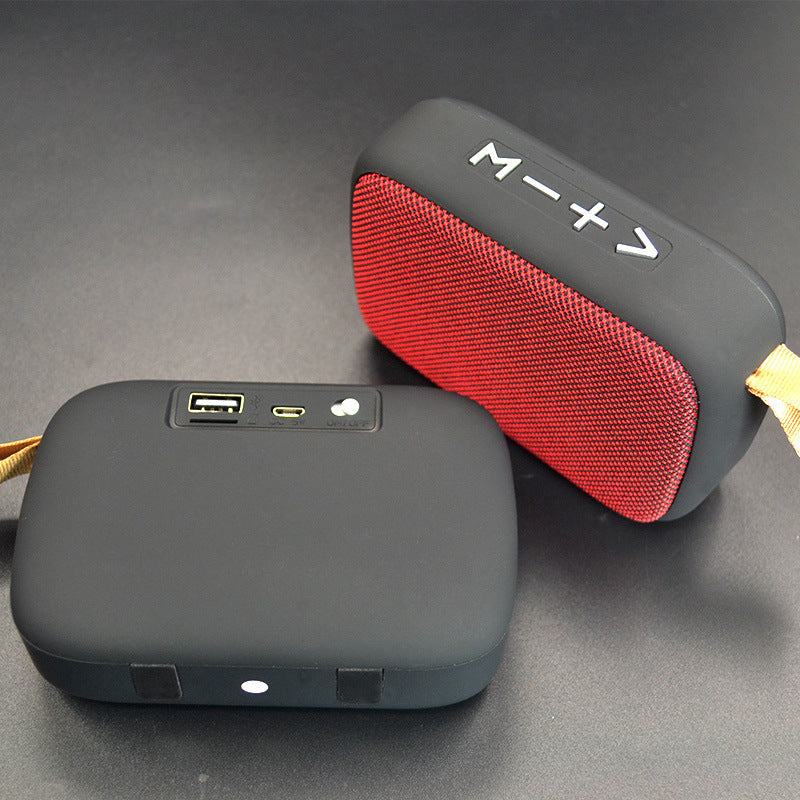 Compact Wireless Bluetooth Speaker – Portable Speaker with U-Disk Support and LED Lights