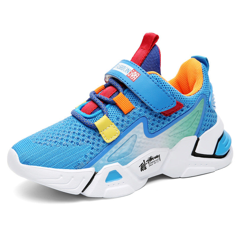 Children's Flying Knit Sneakers – Breathable Boys' Casual Sneakers for Active Play