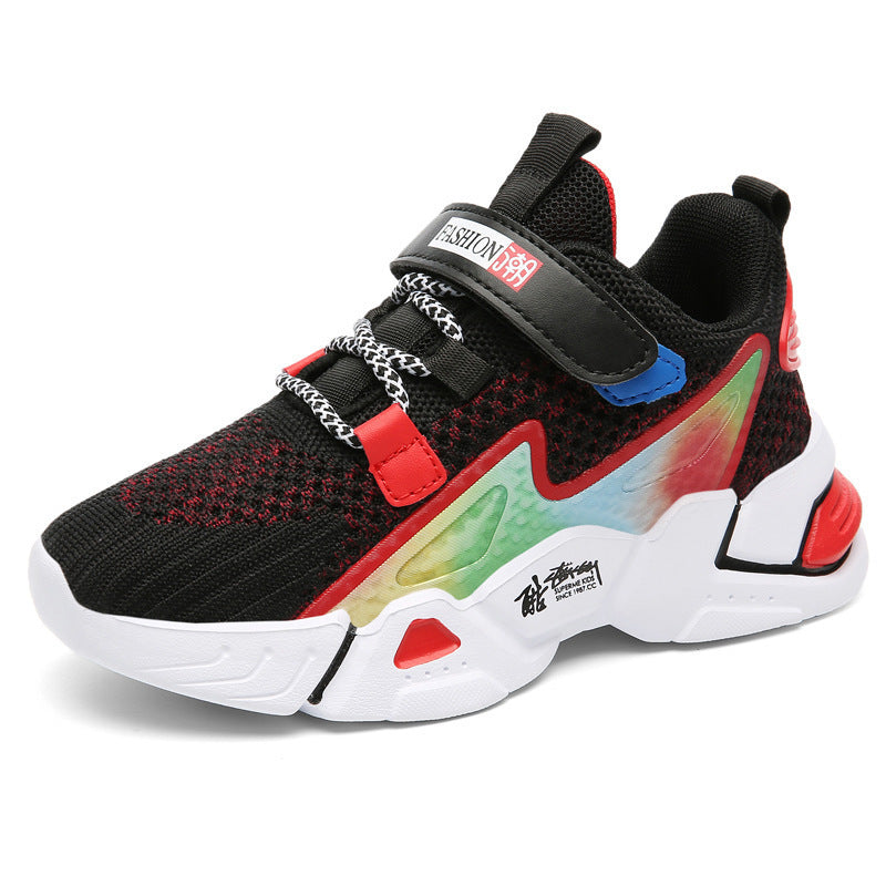 Children's Flying Knit Sneakers – Breathable Boys' Casual Sneakers for Active Play