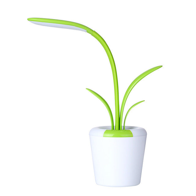 Modern USB Rechargeable LED Desk Lamp – Eye-Care Touch Control Light with Color Modes