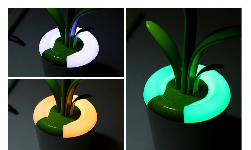 Modern USB Rechargeable LED Desk Lamp – Eye-Care Touch Control Light with Color Modes