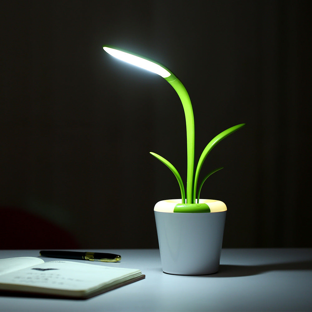 Modern USB Rechargeable LED Desk Lamp – Eye-Care Touch Control Light with Color Modes