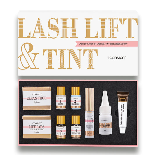 ICONSIGN 2-in-1 Lash Lift & Eyebrow Tint Kit – Professional Eyelash Perm & Brow Lamination Set