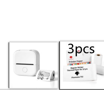 Portable Mini Thermal Label Printer – Bluetooth Sticker Maker & Photo Printer for Home, School & Office Use
