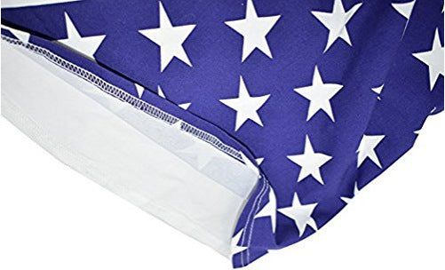 Flag Print Crew Neck T-Shirt – Casual Patriotic Style