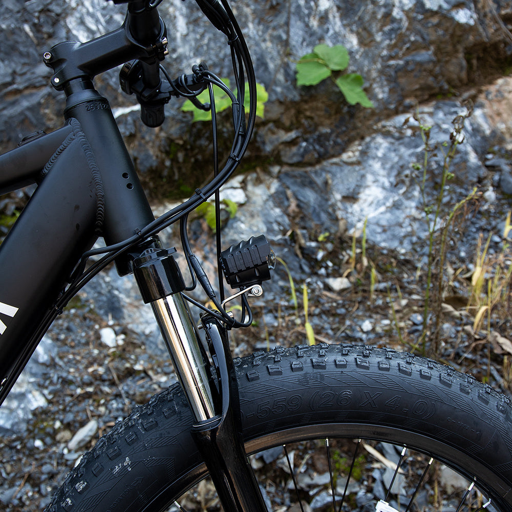 Professional 1000W Fat Tire Electric Mountain Bike – 26" x 4.0" Tires, 48V 15Ah Battery, UL & GCC Certified