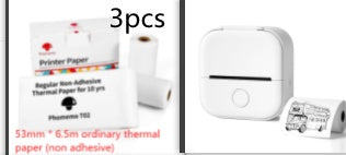 Portable Mini Thermal Label Printer – Bluetooth Sticker Maker & Photo Printer for Home, School & Office Use