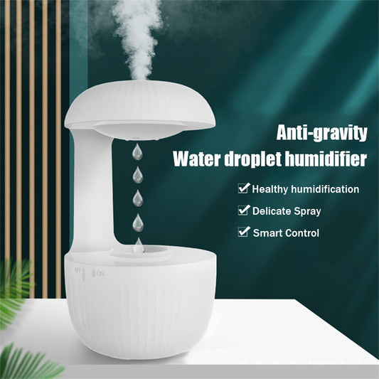 Anti-Gravity Air Humidifier – Levitating Water Drop Cool Mist Maker for Relaxation & Home Aesthetic