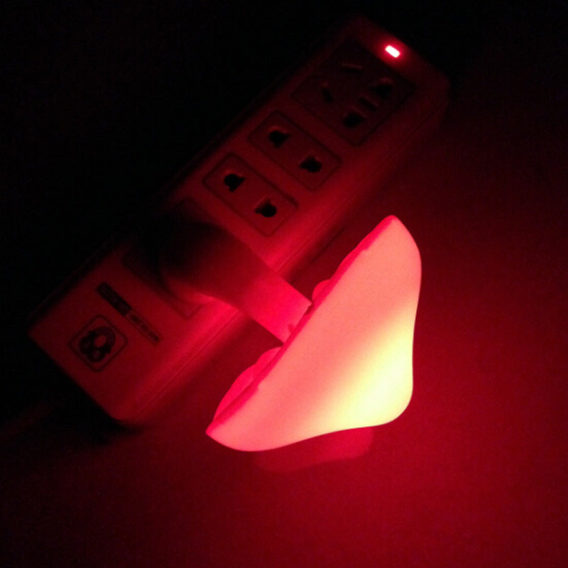 LED Mushroom Night Light – Plug-In Sensor Lamp with Warm White Glow