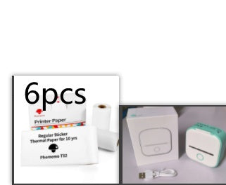 Portable Mini Thermal Label Printer – Bluetooth Sticker Maker & Photo Printer for Home, School & Office Use