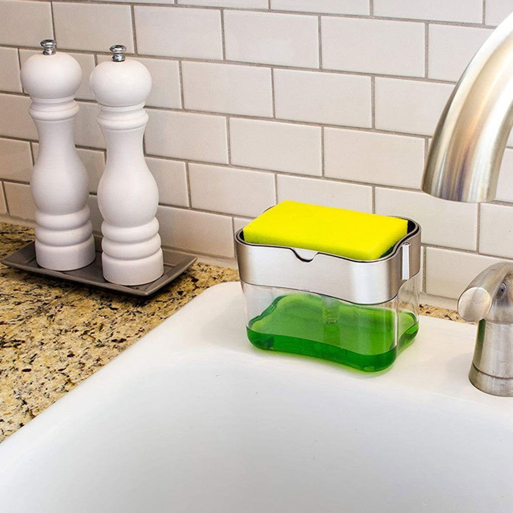 Household Brush Pot Press – Dish Wash Brush with Pressing Function for Easy Cleaning