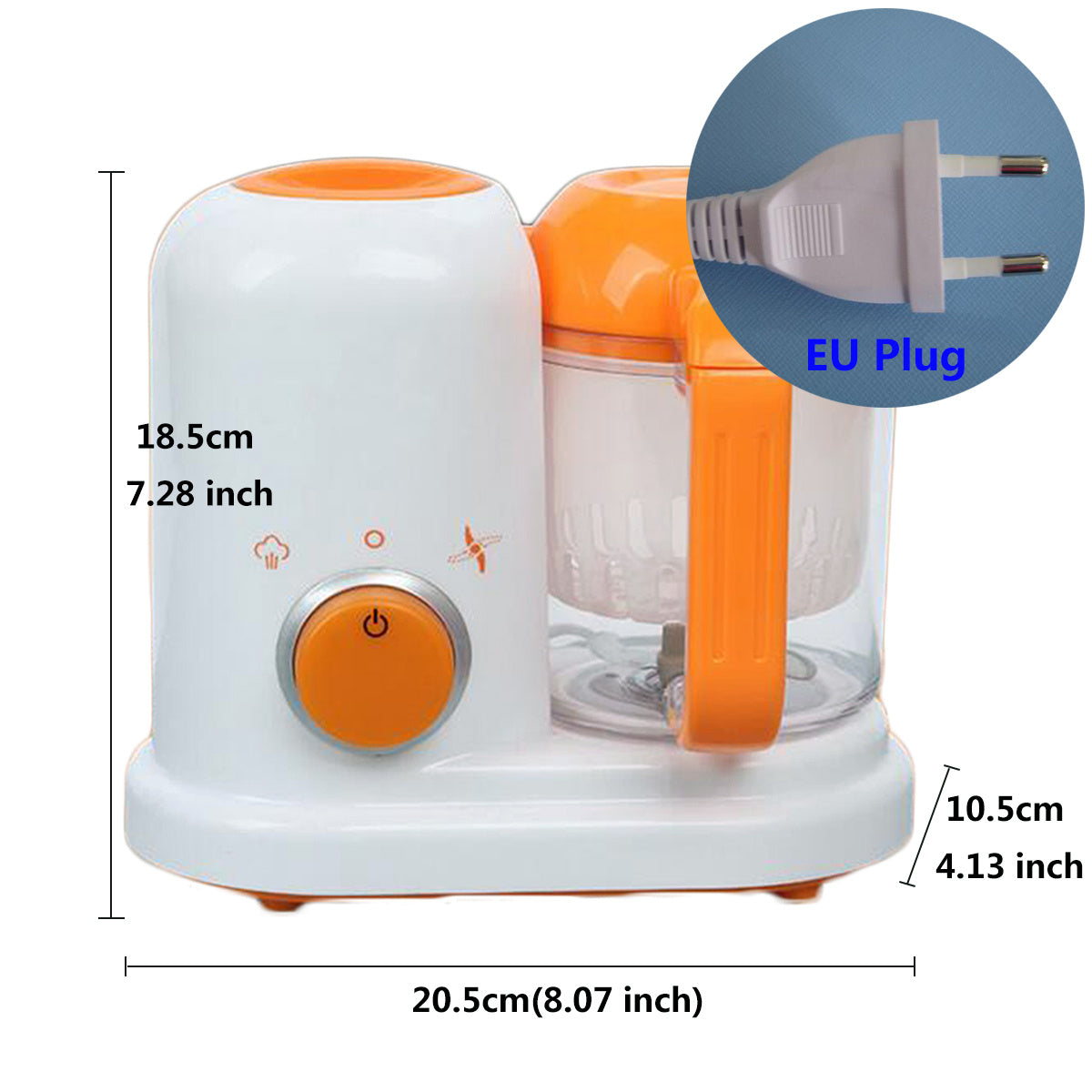 5-in-1 Smart Baby Food Processor – Steam, Blend, Warm Milk, and More