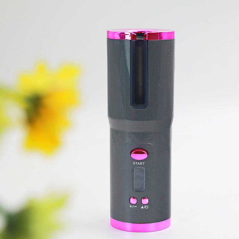 Multifunctional Automatic Wireless Curling Iron – Cordless, USB Rechargeable, LCD Display