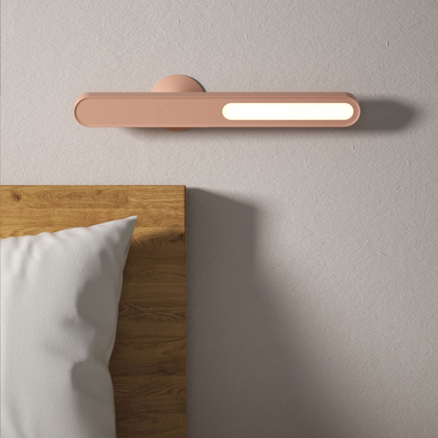 Magnetic Geometric LED Desk Lamp – Wireless Rechargeable Night Light with Touch Control & Wall Mount