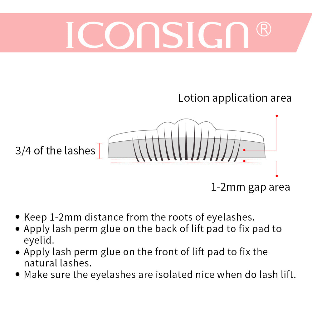 ICONSIGN Lash Lift Kit – Professional Eyelash Perming Set for Long-Lasting Curl | Salon & Home Use