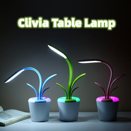 Modern USB Rechargeable LED Desk Lamp – Eye-Care Touch Control Light with Color Modes