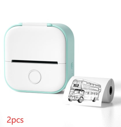 Portable Mini Thermal Label Printer – Bluetooth Sticker Maker & Photo Printer for Home, School & Office Use