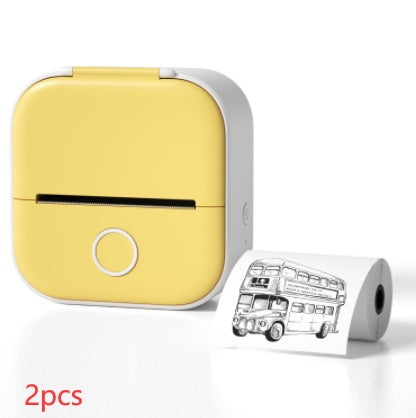 Portable Mini Thermal Label Printer – Bluetooth Sticker Maker & Photo Printer for Home, School & Office Use