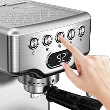 Geek Chef 20-Bar Espresso Machine – Stainless Steel Espresso Maker with Milk Frother & 1.8L Water Tank