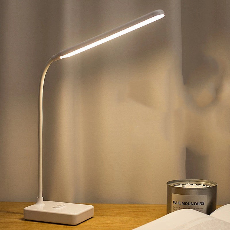 Modern LED Eye-Care Desk Lamp – Touch-Controlled, USB-Powered Reading Light for Home & Office