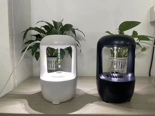 Anti-Gravity Water Drop Humidifier & Aromatherapy Diffuser – 500ml Ultrasonic Cool Mist for Home & Office