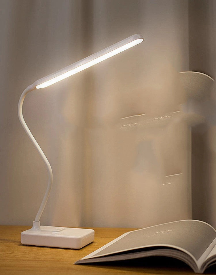 Modern LED Eye-Care Desk Lamp – Touch-Controlled, USB-Powered Reading Light for Home & Office