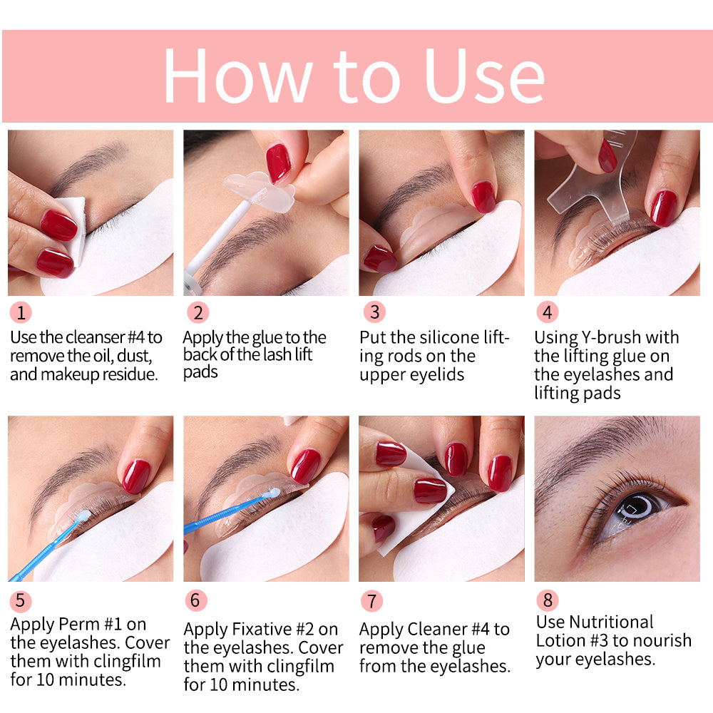 ICONSIGN Lash Lift Kit – Professional Eyelash Perming Set for Long-Lasting Curl | Salon & Home Use