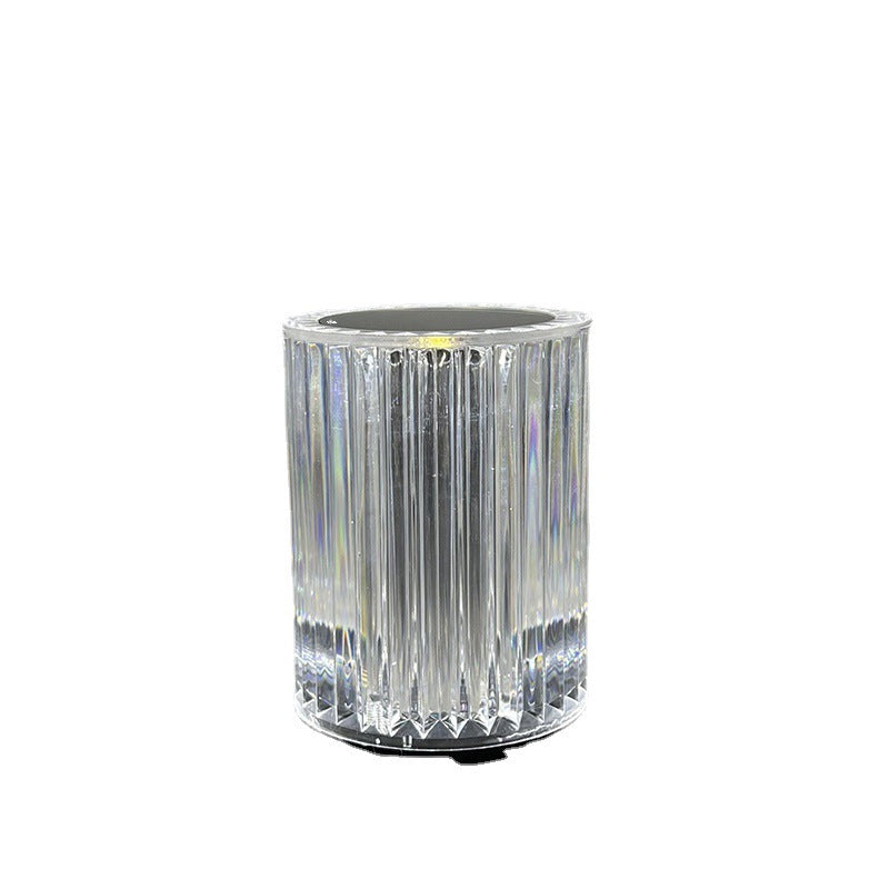 Crystal LED Table Lamp – Creative Atmosphere Night Light with USB Charging & Remote Control