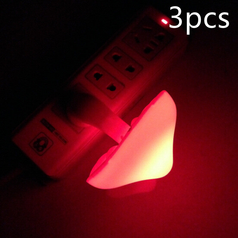 LED Mushroom Night Light – Plug-In Sensor Lamp with Warm White Glow