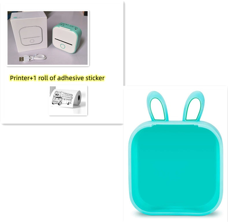 Portable Mini Thermal Label Printer – Bluetooth Sticker Maker & Photo Printer for Home, School & Office Use