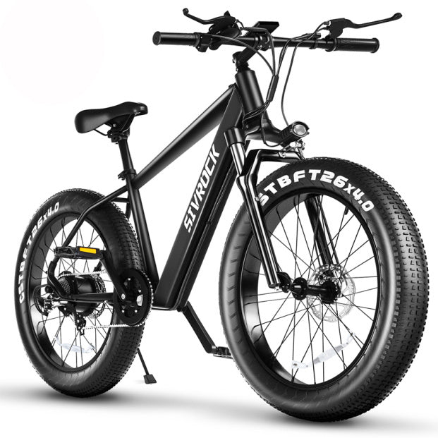 Professional 1000W Fat Tire Electric Mountain Bike – 26" x 4.0" Tires, 48V 15Ah Battery, UL & GCC Certified