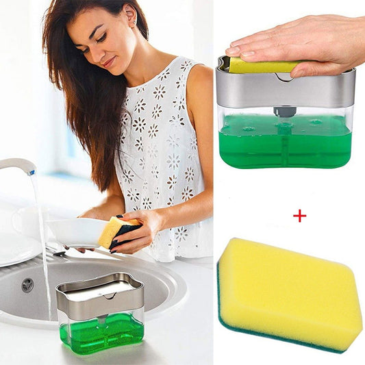 Household Brush Pot Press – Dish Wash Brush with Pressing Function for Easy Cleaning