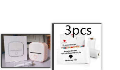Portable Mini Thermal Label Printer – Bluetooth Sticker Maker & Photo Printer for Home, School & Office Use