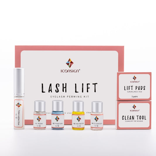 ICONSIGN Lash Lift Kit – Professional Eyelash Perming Set for Long-Lasting Curl | Salon & Home Use