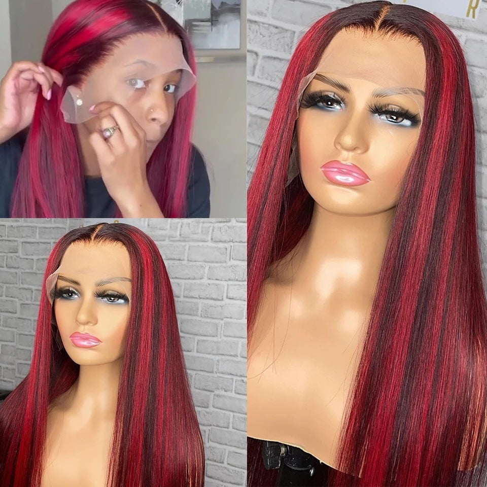 100% Real Human Hair Lace Front Wig – Natural Look & Comfortable Fit