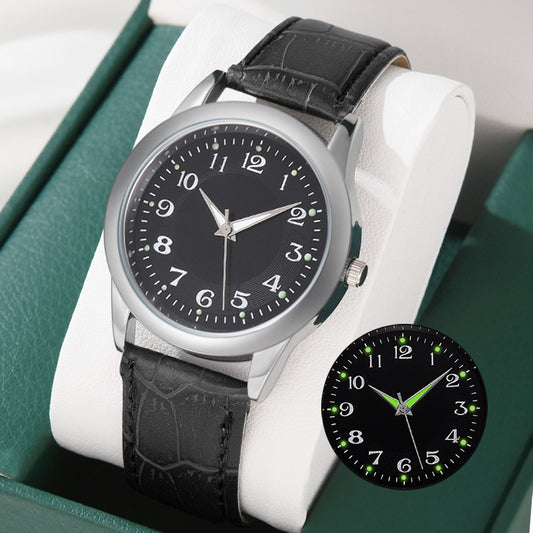Men's Business Quartz Watch with Roman Numerals – Classic Analog Wristwatch