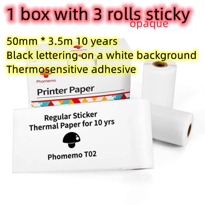 Portable Mini Thermal Label Printer – Bluetooth Sticker Maker & Photo Printer for Home, School & Office Use