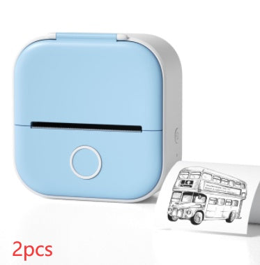 Portable Mini Thermal Label Printer – Bluetooth Sticker Maker & Photo Printer for Home, School & Office Use