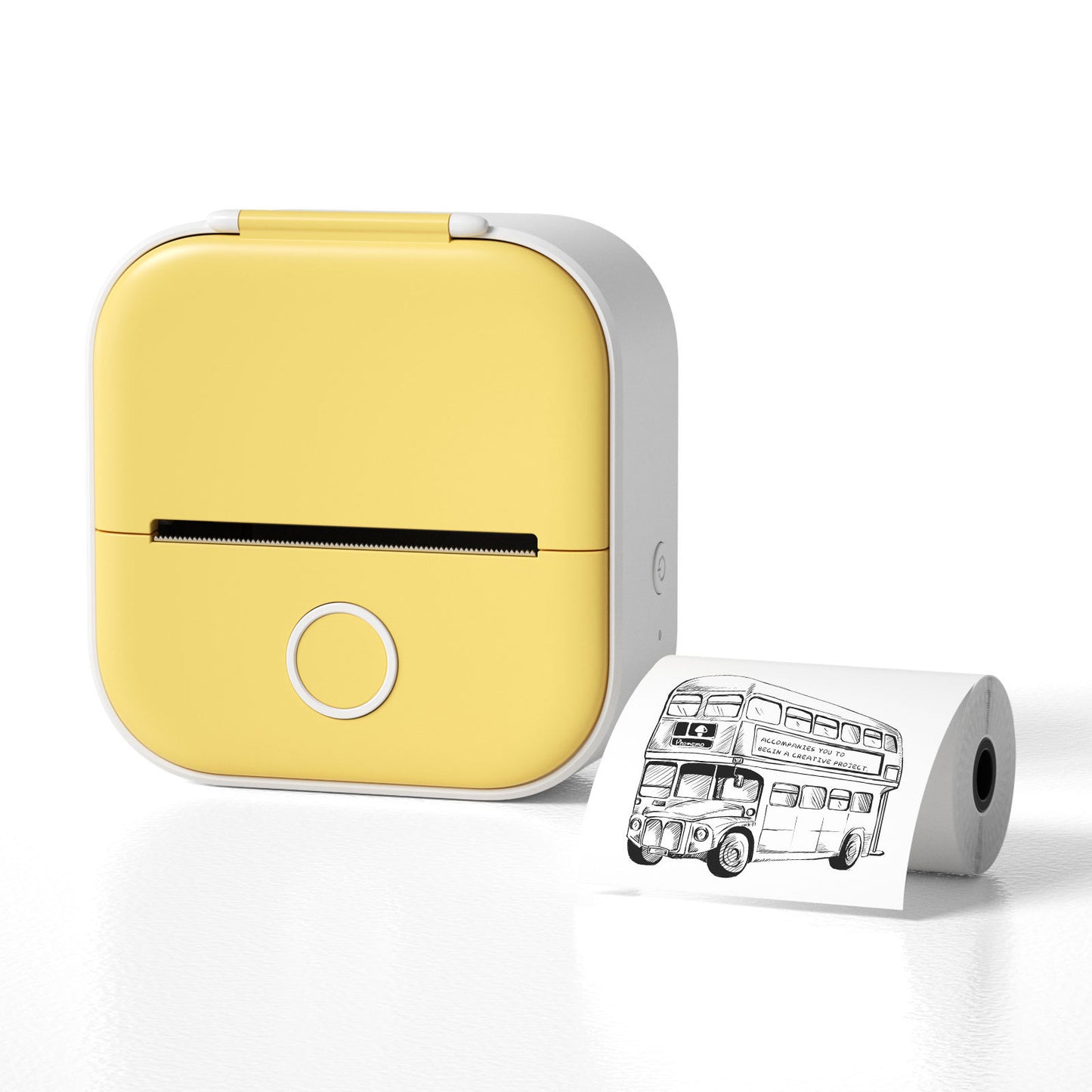 Portable Mini Thermal Label Printer – Bluetooth Sticker Maker & Photo Printer for Home, School & Office Use